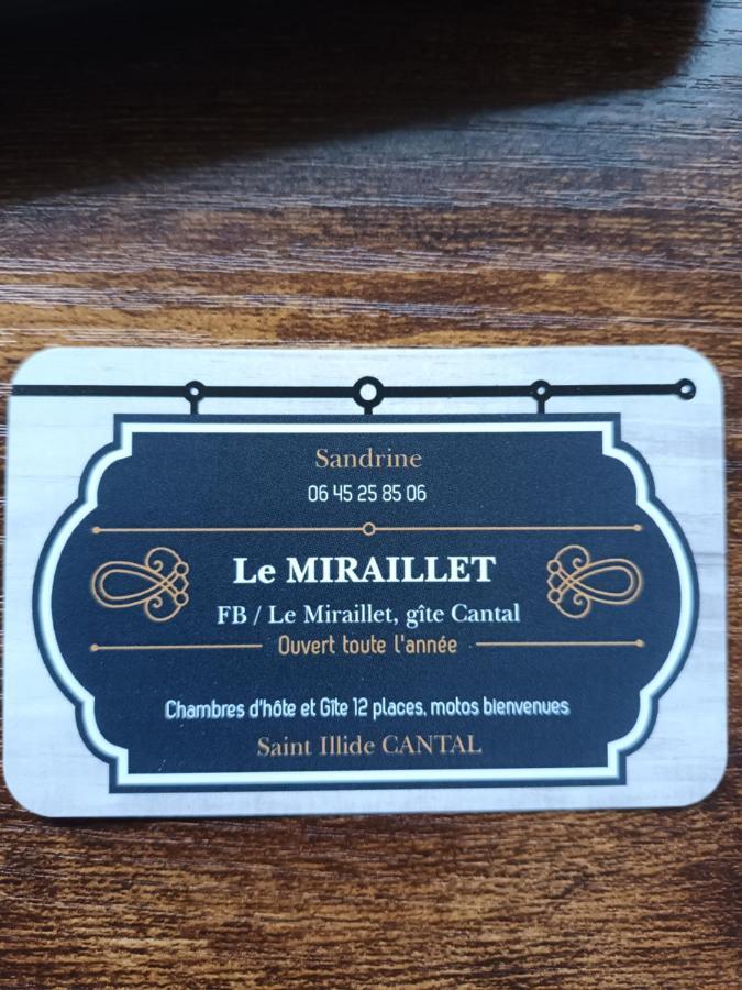 Le Miraillet, chambre hôte Saint-Illide Extérieur photo